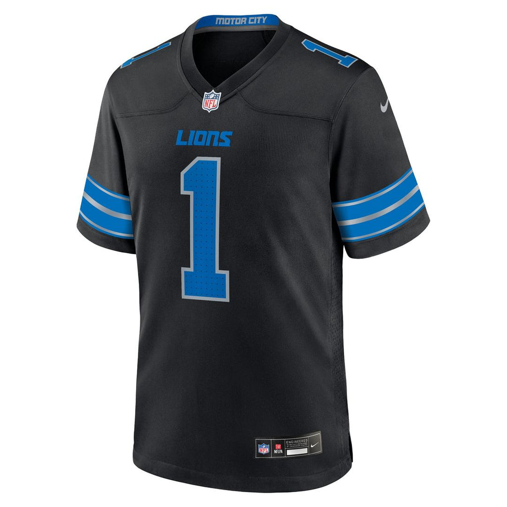 Jameson Williams Detroit Lions Blue Game Player Jersey