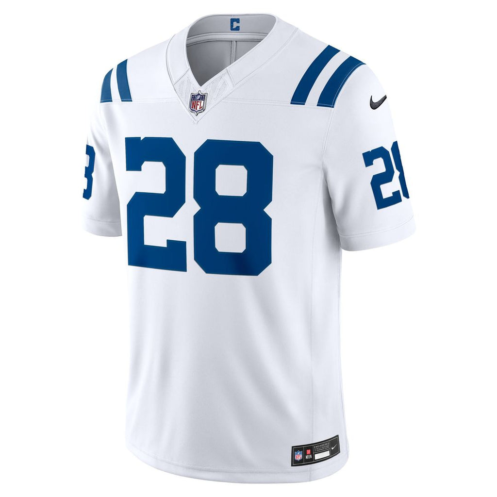 Jonathan Taylor Indianapolis Colts White Vapor F.U.S.E. Stitched Limited Jersey