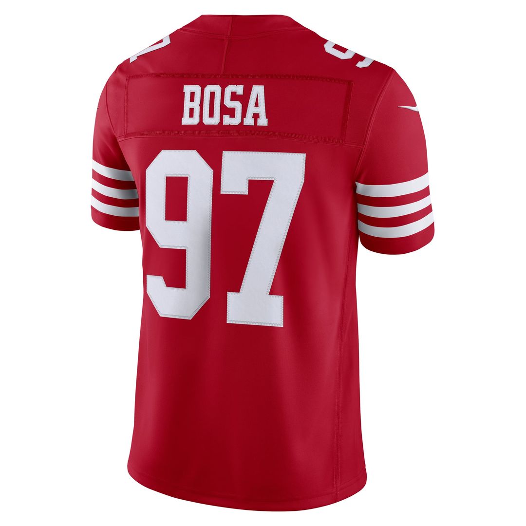 Nick Bosa San Francisco 49ers Scarlet Team Vapor F.U.S.E. Stitched Limited Jersey