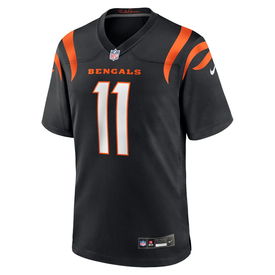 Josh Johnson Cincinnati Bengals Black Team Game Jersey