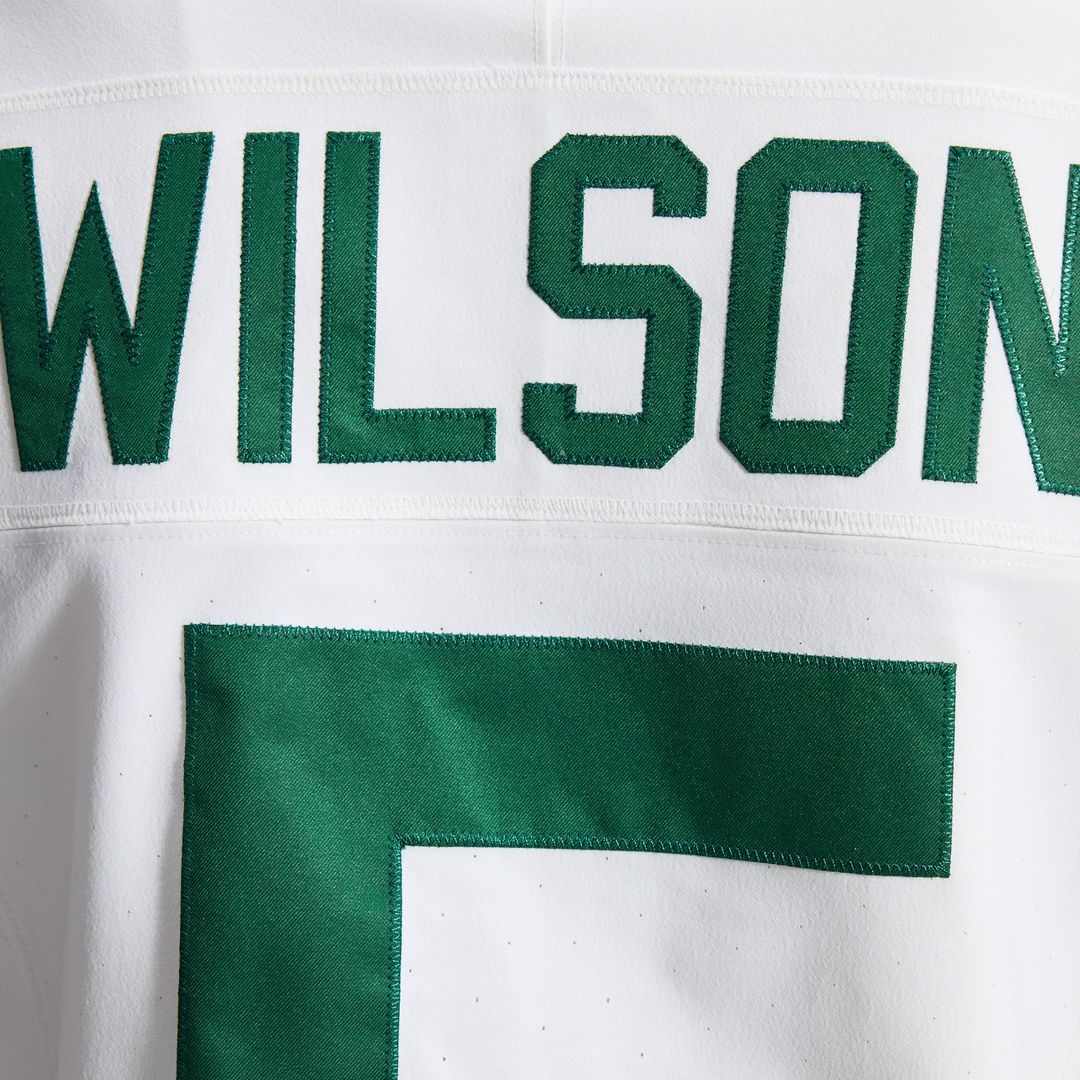 Garrett Wilson New York Jets White Classic Alternate Vapor F.U.S.E. Elite Jersey