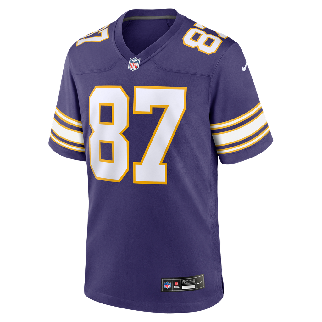 T.J. Hockenson Minnesota Vikings Purple Classic Player Game Jersey