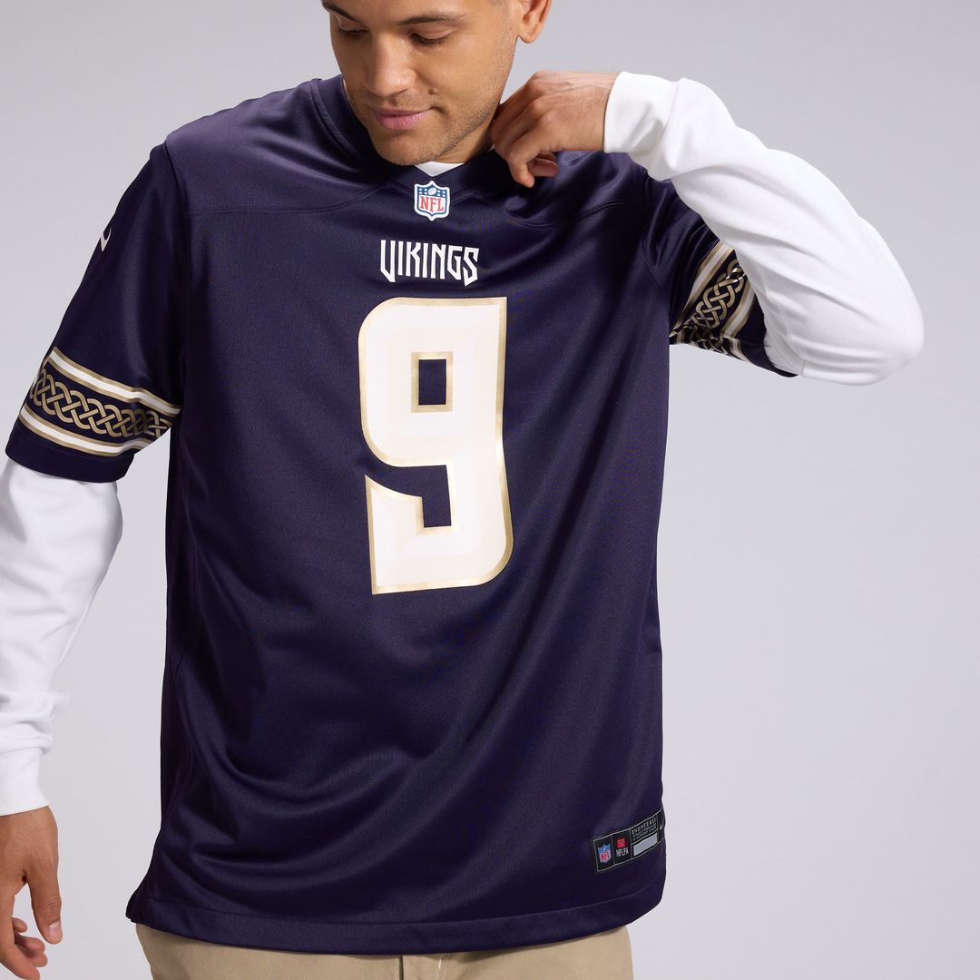 J.J McCarthy Minnesota Vikings Purple 2026 Rivalries Collection Game Jersey