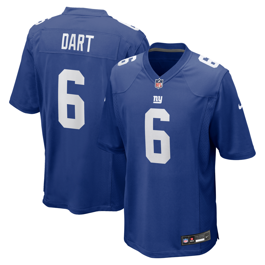 Jaxson Dart New York Giants Red Alternate Century Red Game Jersey