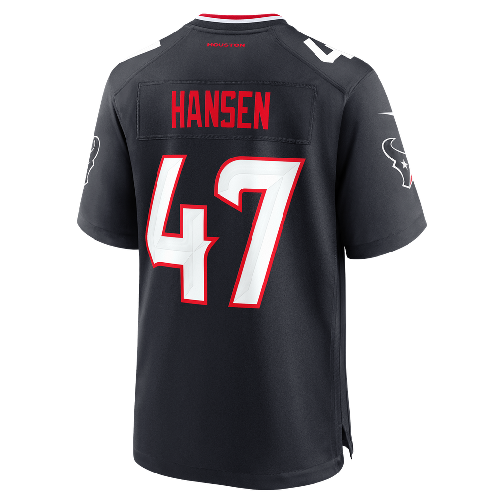 Louis Hansen Houston Texans Navy Team Game Jersey