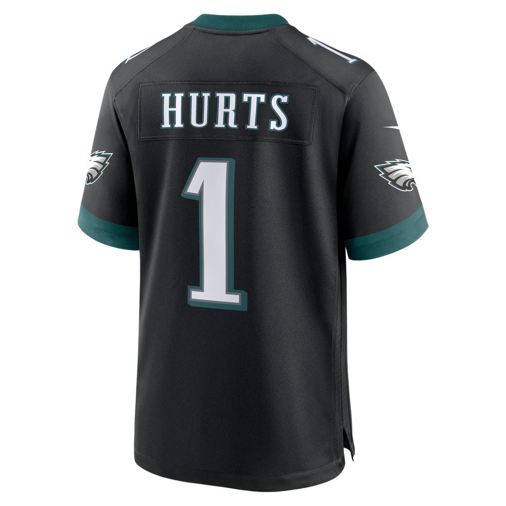 Jalen Hurts Philadelphia Eagles Black Alternate Game Jersey