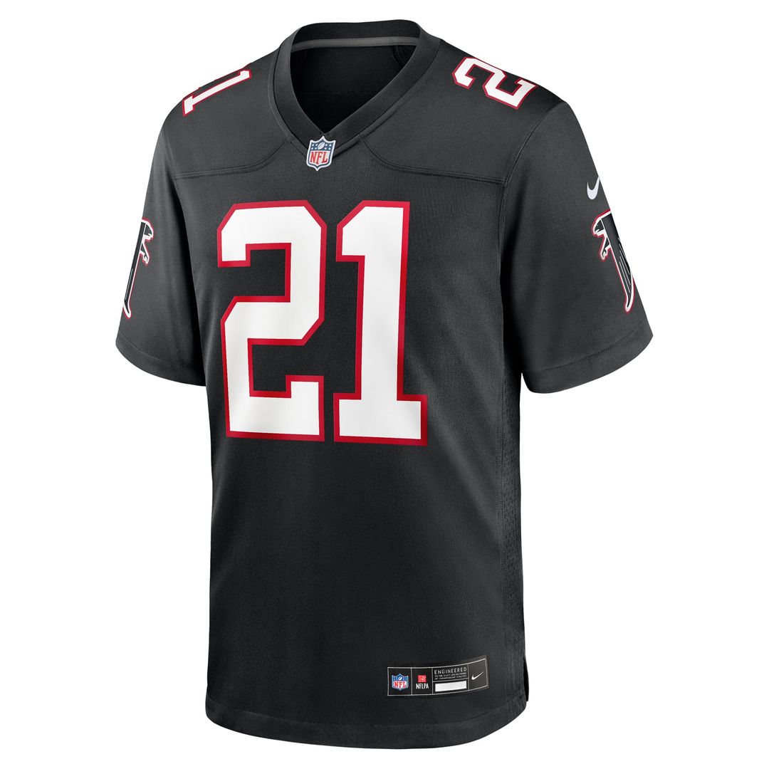 Deion Sanders Atlanta Falcons Black Retired Player Alternate Game Jersey