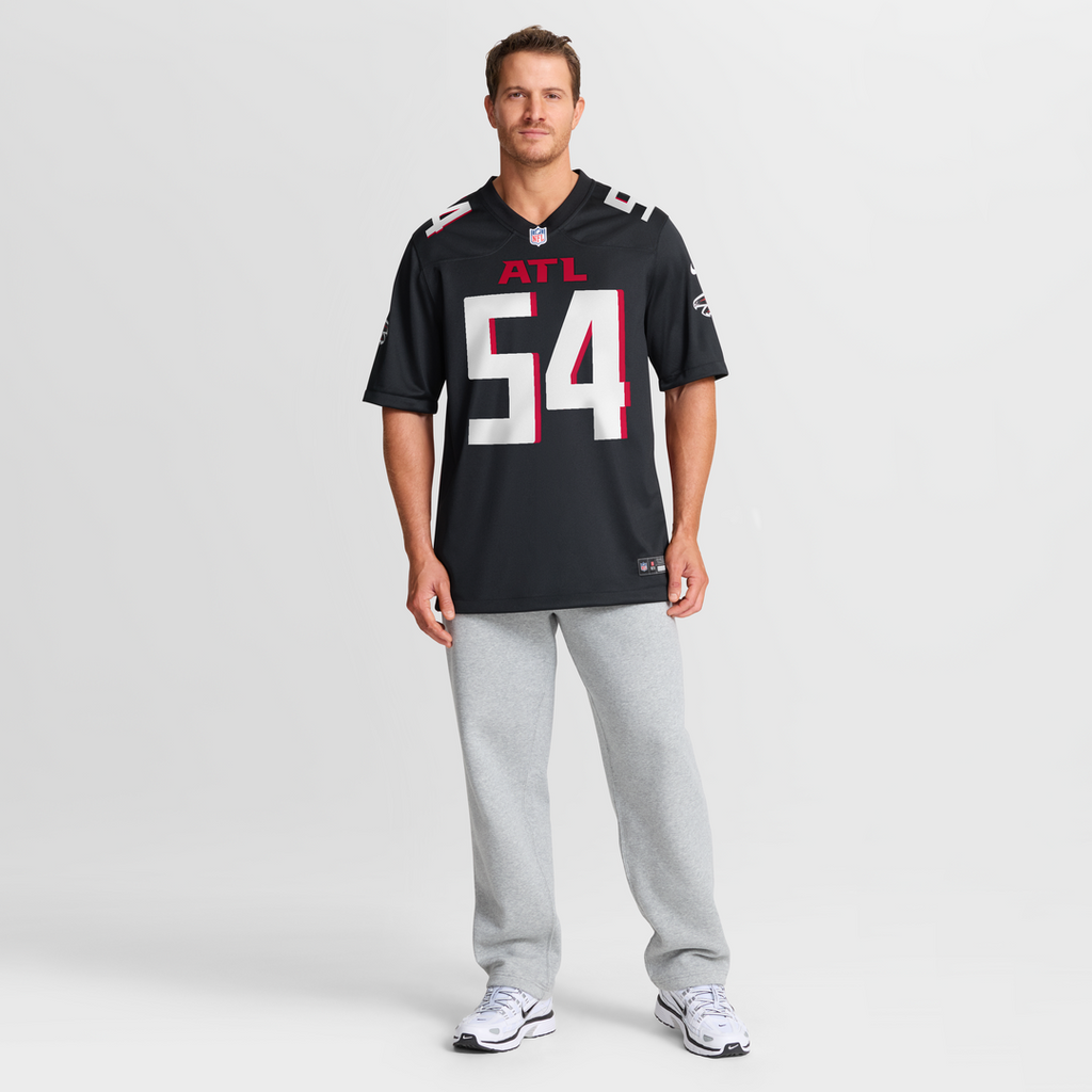 Brandon Dorlus Atlanta Falcons Black Team Game Jersey