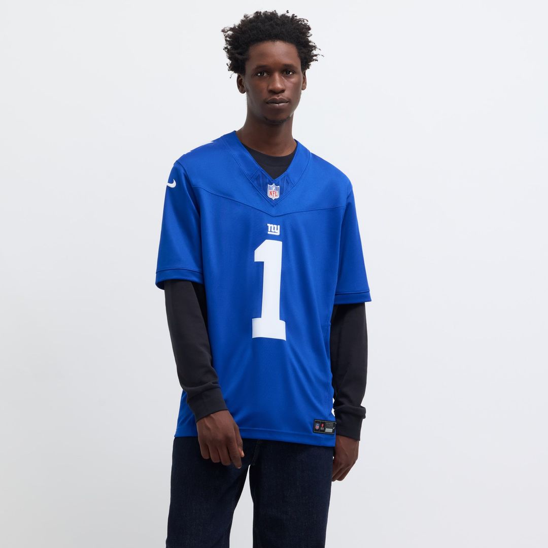 Malik Nabers New York Giants Royal Vapor F.U.S.E. Limited Jersey