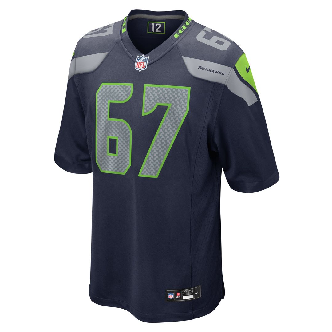 Charles Cross Seattle Seahawks College Navy Game Jersey