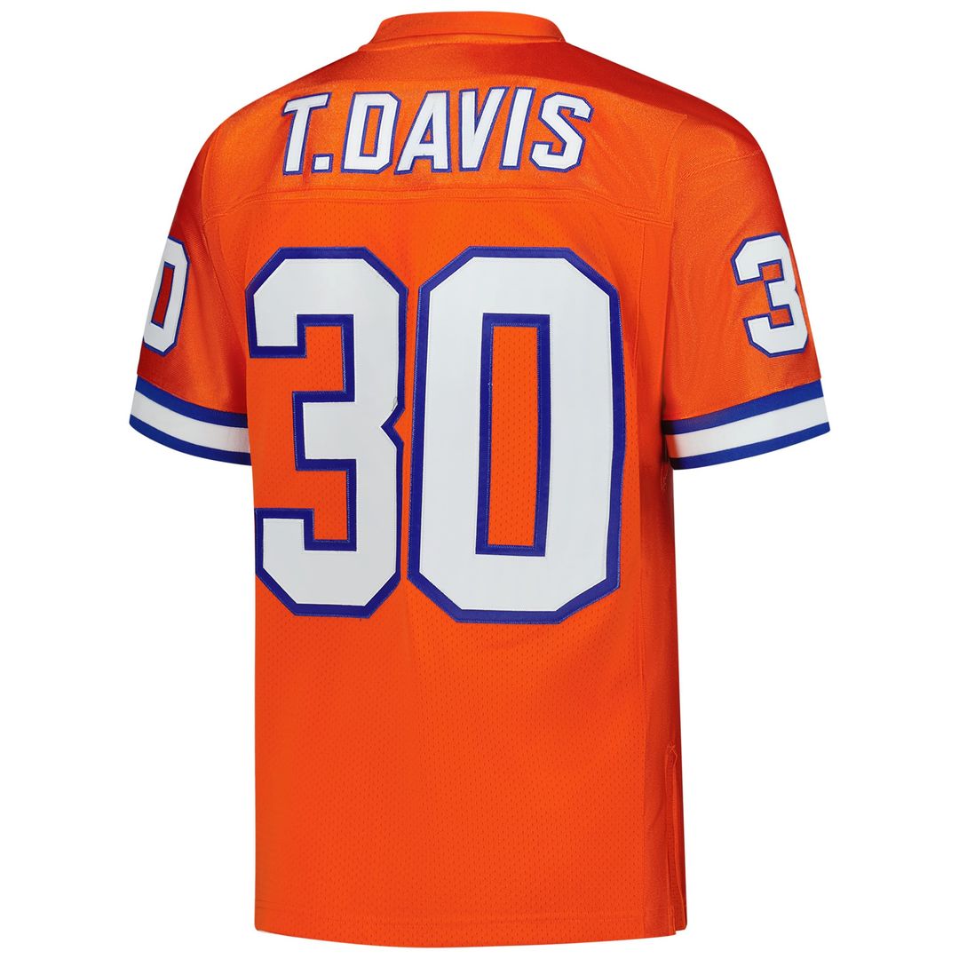 Terrell Davis Denver Broncos Orange 1995 Authentic Throwback Retired Player Jersey