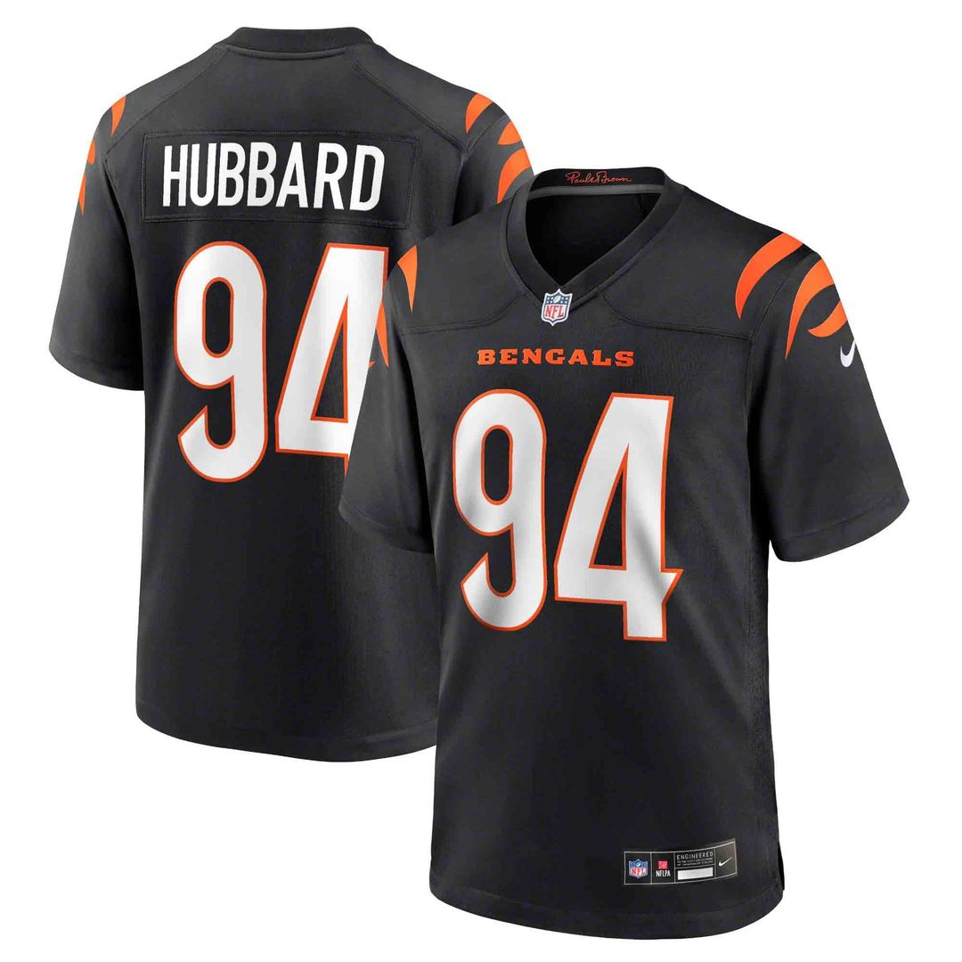 Sam Hubbard Cincinnati Bengals Black Player Game Jersey