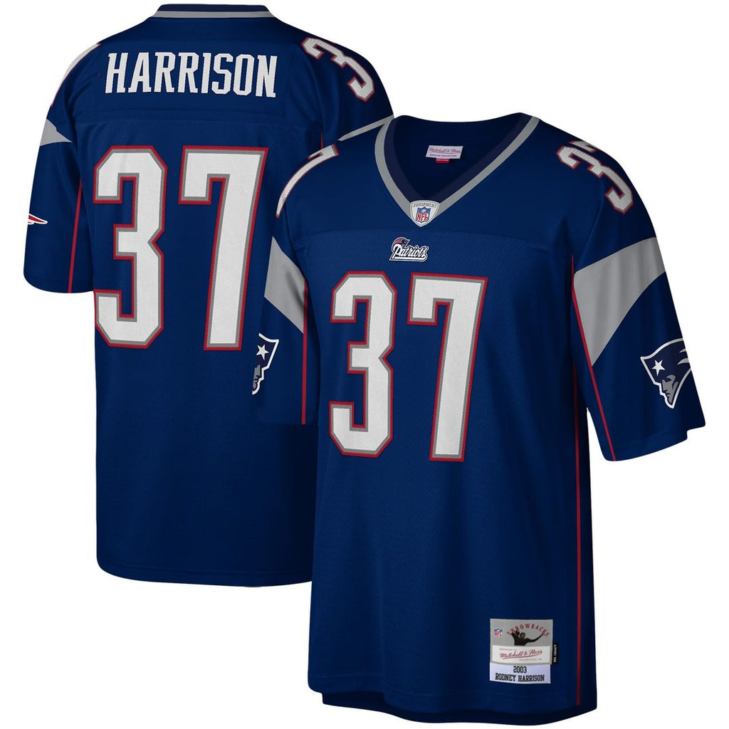 Rodney Harrison New England Patriots Navy Legacy Replica Jersey