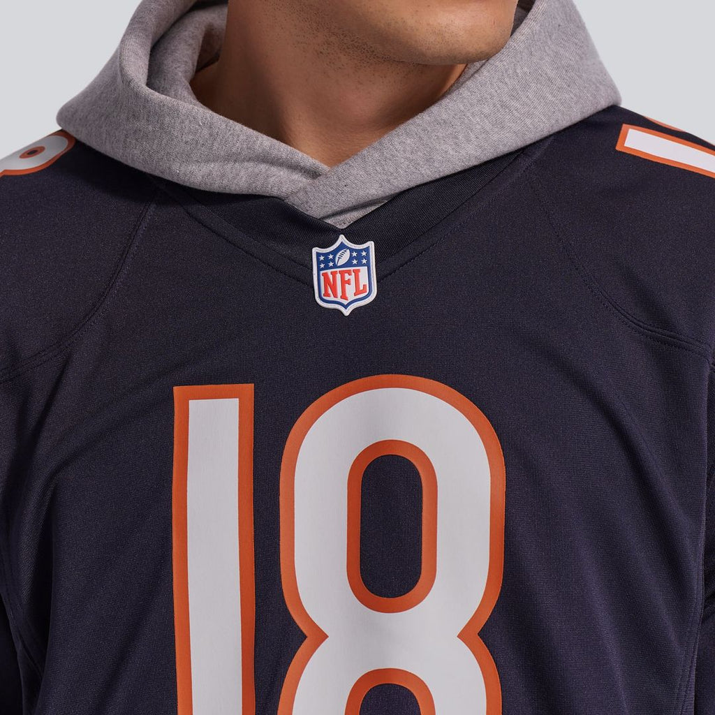 Caleb Williams Chicago Bears Orange Alternate Player Game Jersey