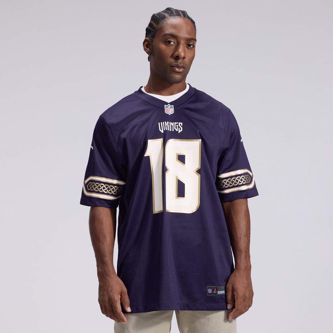 Justin Jefferson Minnesota Vikings Purple 2026 Rivalries Collection Game Jersey