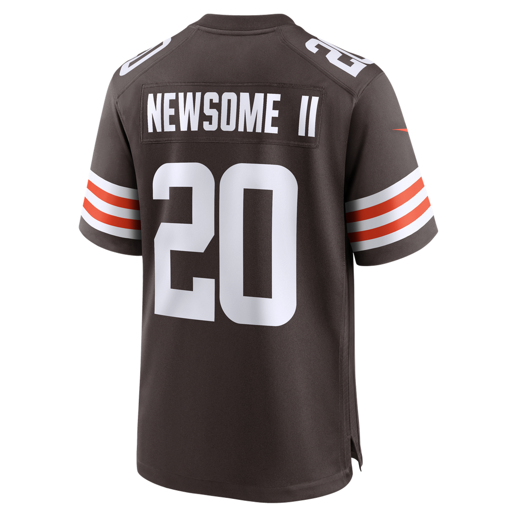 Greg Newsome II Cleveland Browns Brown Game Jersey