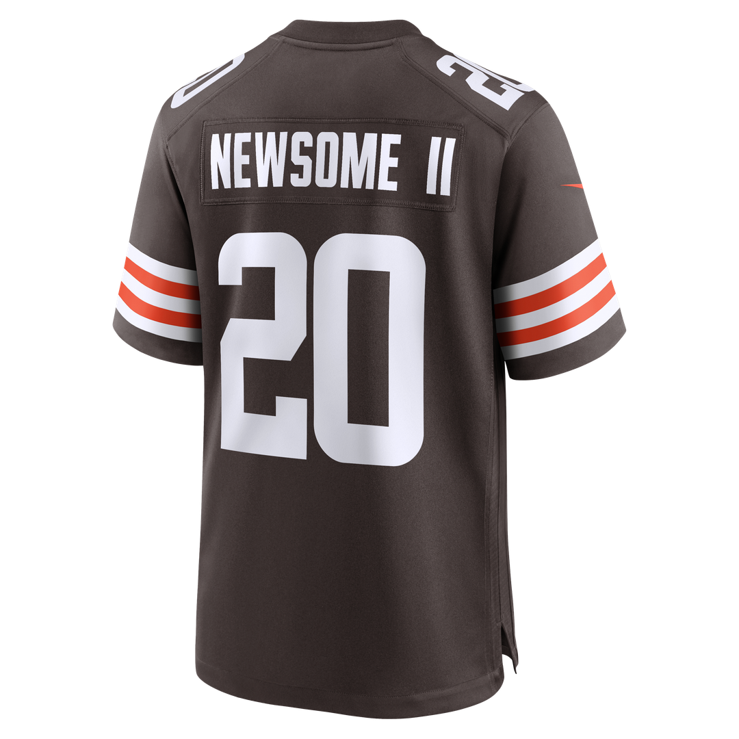 Greg Newsome II Cleveland Browns Brown Game Jersey