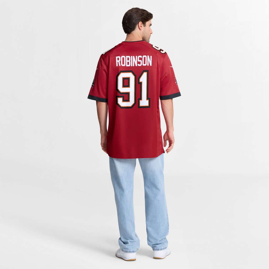 A'Shawn Robinson Tampa Bay Buccaneers Red Team Game Jersey