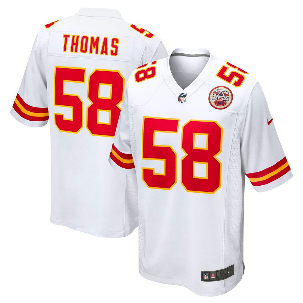 Derrick Thomas Kansas City Chiefs White Retired Player Game Jersey