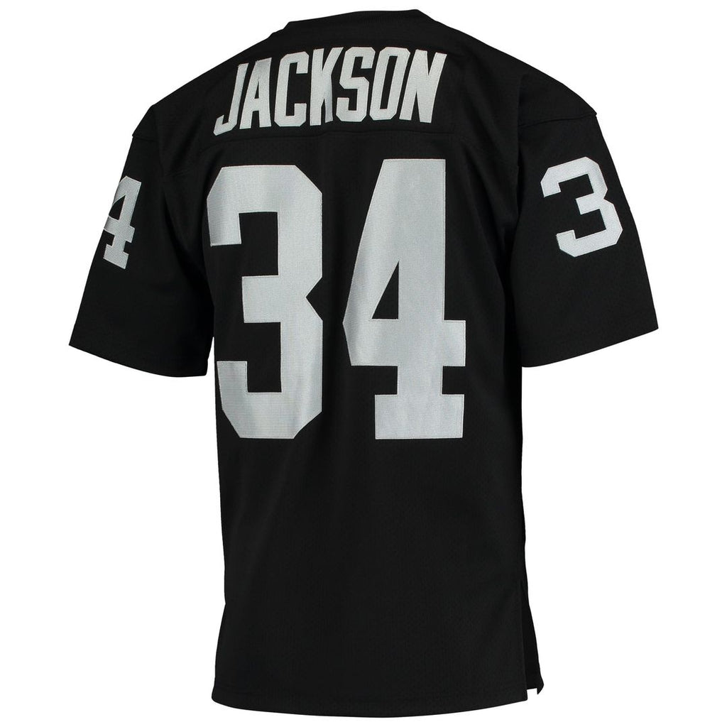 Bo Jackson Las Vegas Raiders 1990 Black Authentic Throwback Retired Player Jersey
