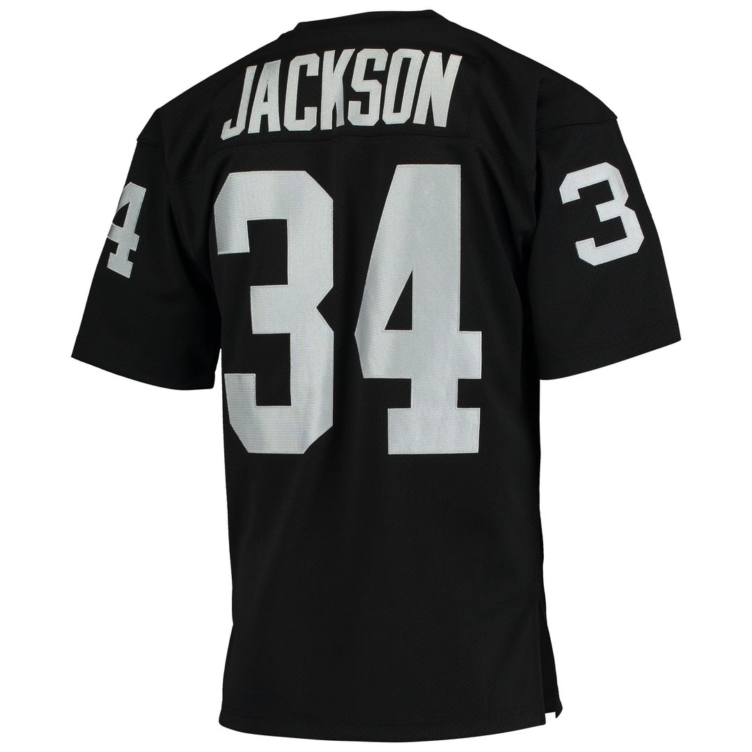 Bo Jackson Las Vegas Raiders 1990 Black Authentic Throwback Retired Player Jersey
