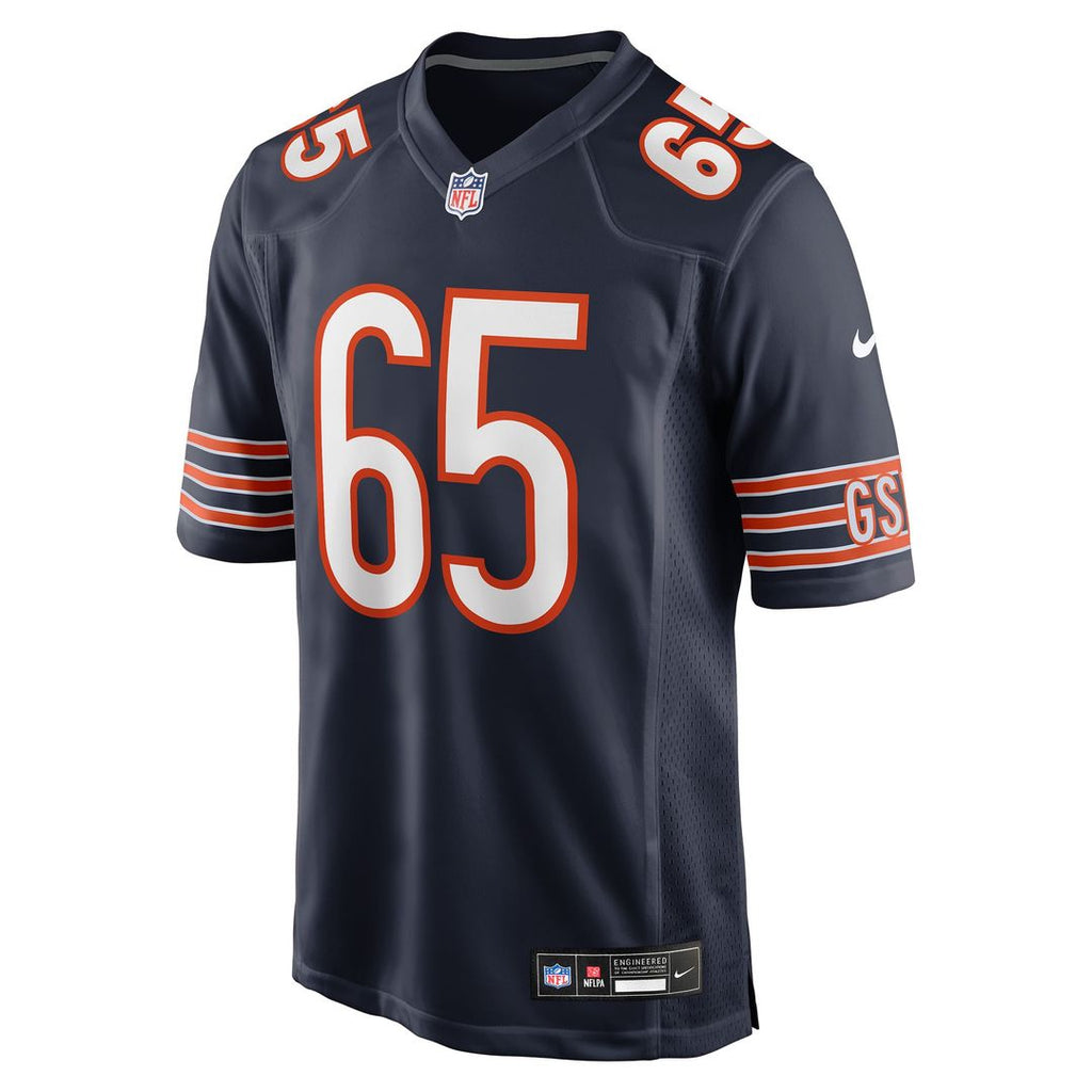 Luke Newman Chicago Bears Navy Team Game Jersey