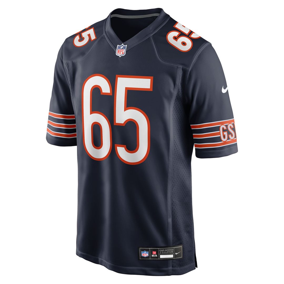 Luke Newman Chicago Bears Navy Team Game Jersey