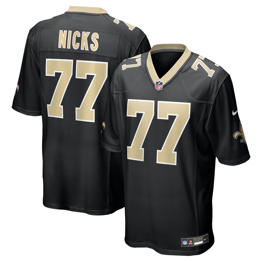 Carl Nicks New Orleans Saints Black Game Retired Player Jersey