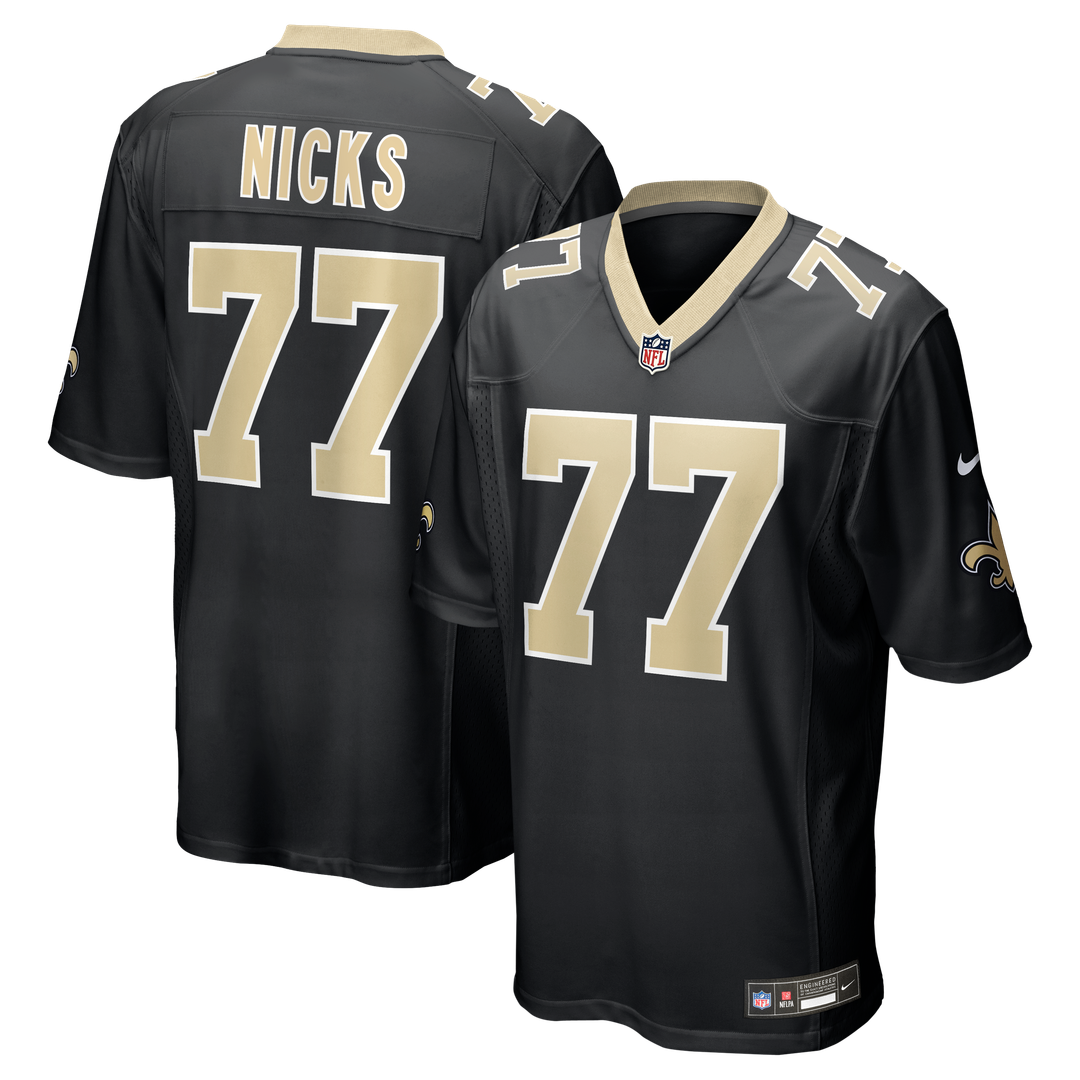 Carl Nicks New Orleans Saints Black Game Retired Player Jersey