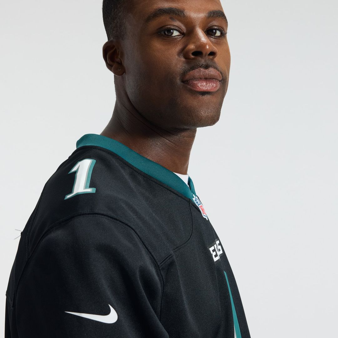 Jalen Hurts Philadelphia Eagles Black Alternate Game Jersey
