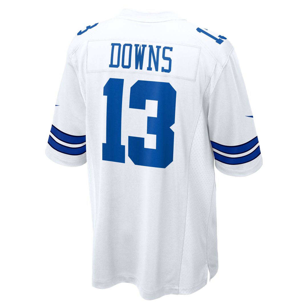 Caleb Downs Dallas Cowboys White Game Jersey