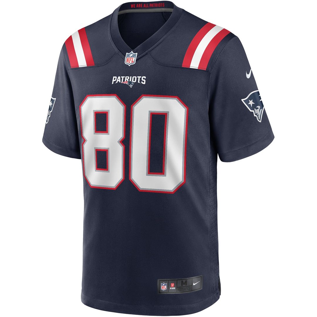 Troy Brown New England Patriots Navy Game Retired Player Jersey