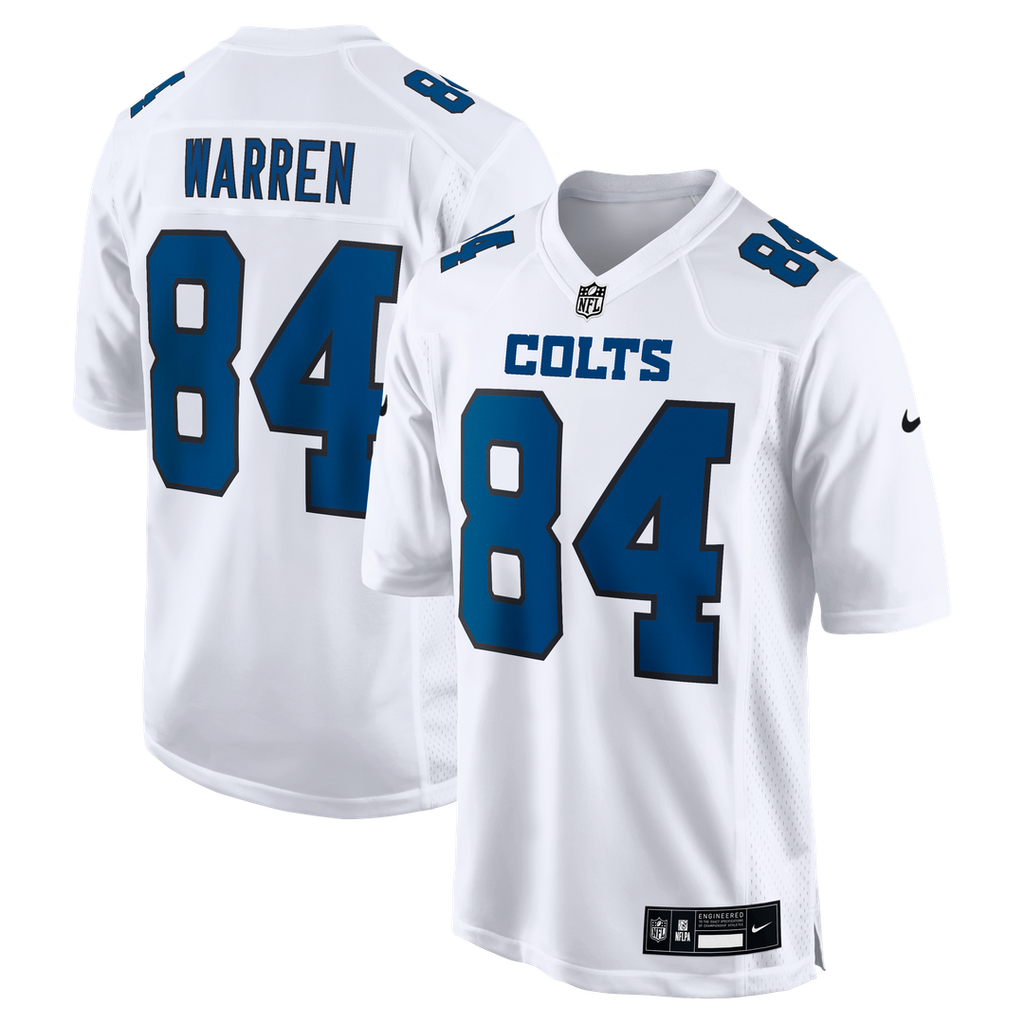 Tyler Warren Indianapolis Colts Tundra White Fashion Game Jersey