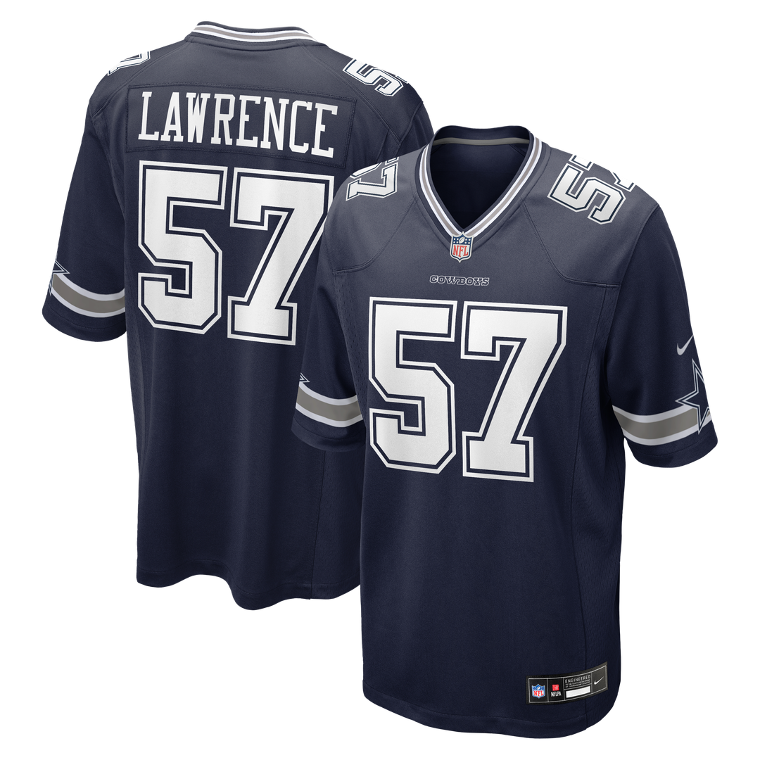 Malachi Lawrence Dallas Cowboys White Game Jersey