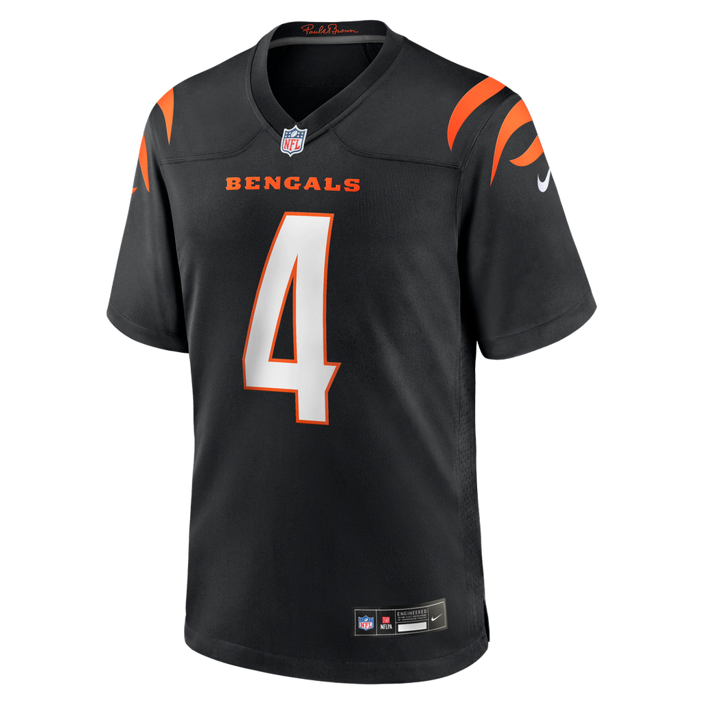 Sean Clifford Cincinnati Bengals Black Team Game Jersey