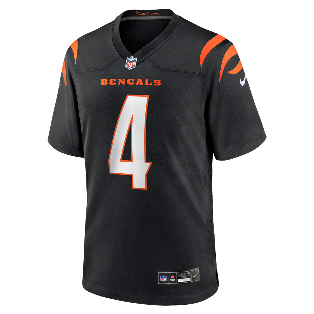 Sean Clifford Cincinnati Bengals Black Team Game Jersey