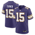 Dallas Turner Minnesota Vikings Purple Alternate Game Jersey