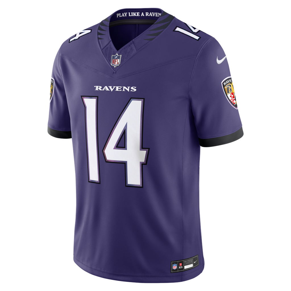 Kyle Hamilton Baltimore Ravens Black Alternate Vapor F.U.S.E. Stitched Limited Jersey