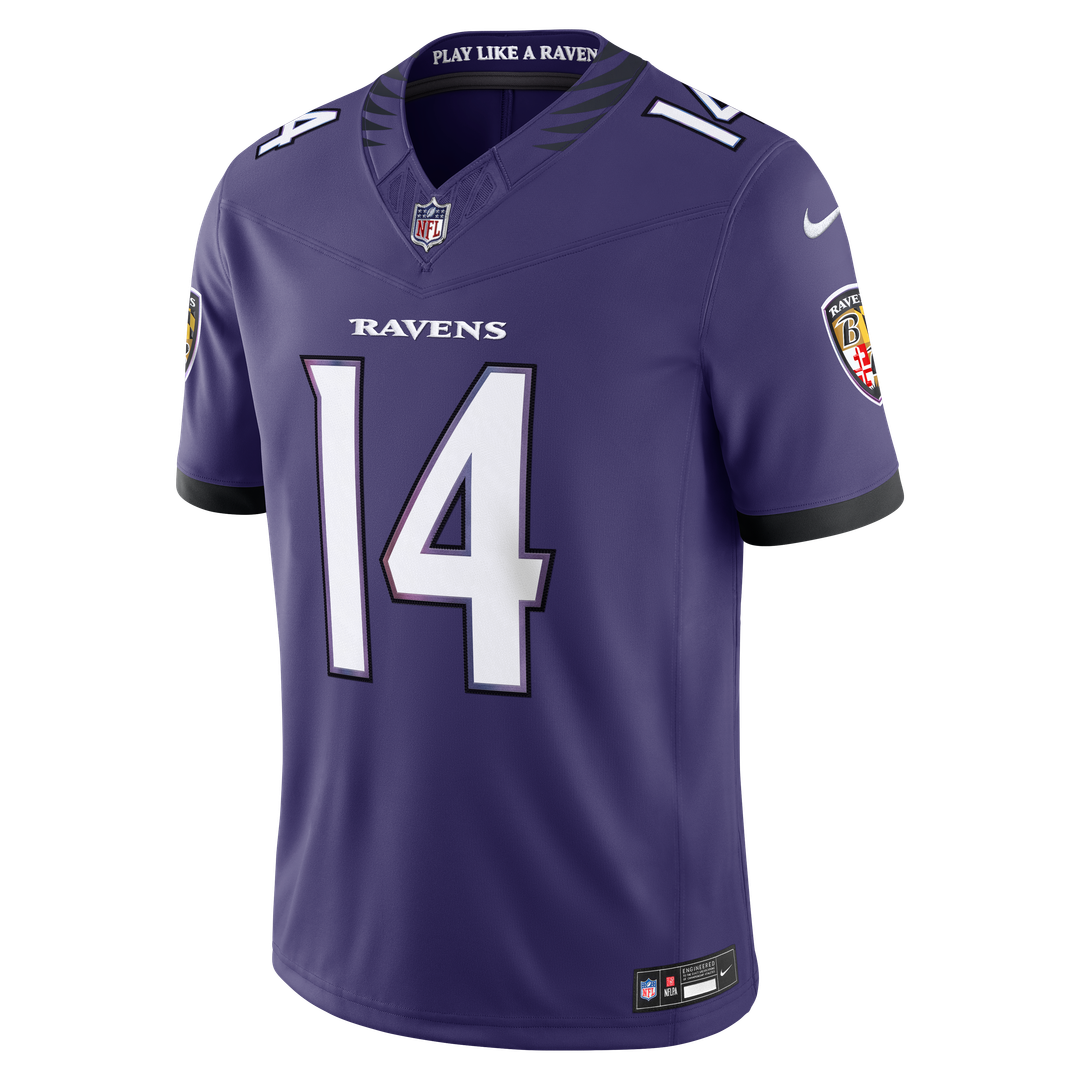 Kyle Hamilton Baltimore Ravens Black Alternate Vapor F.U.S.E. Stitched Limited Jersey
