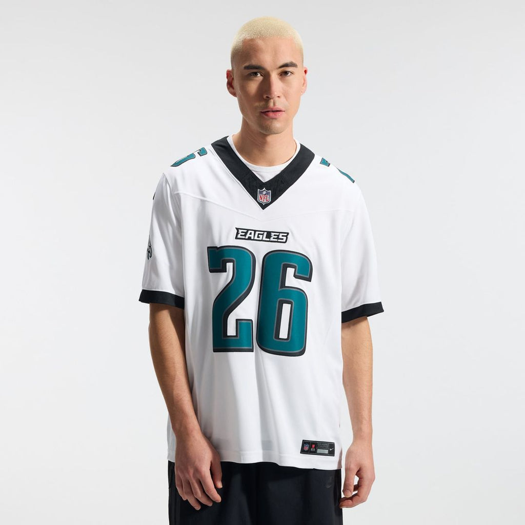 Saquon Barkley Philadelphia Eagles White Vapor F.U.S.E. Stitched Limited Jersey