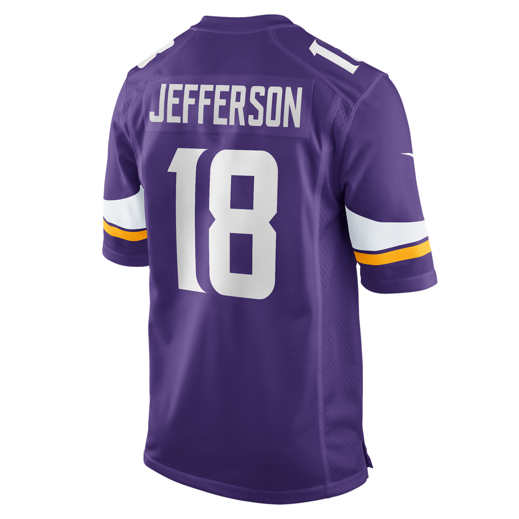 Justin Jefferson Minnesota Vikings Purple Player Game Jersey