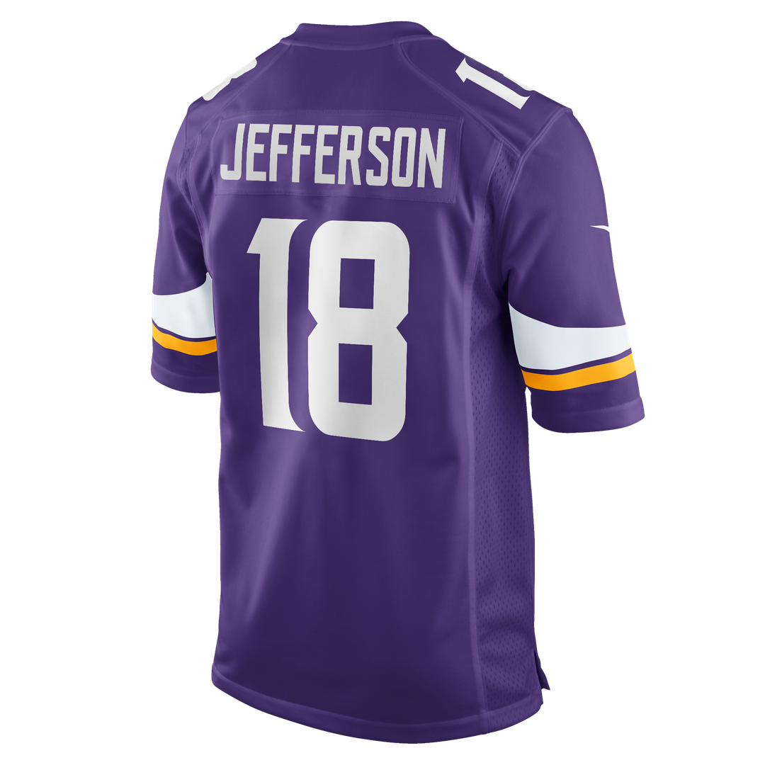 Justin Jefferson Minnesota Vikings Purple Player Game Jersey