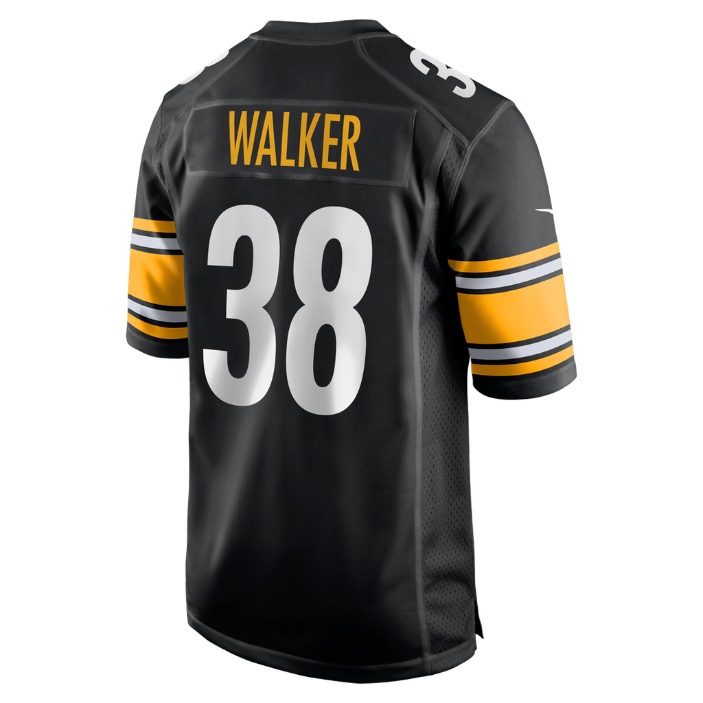 Mykal Walker Pittsburgh Steelers Black Team Game Jersey
