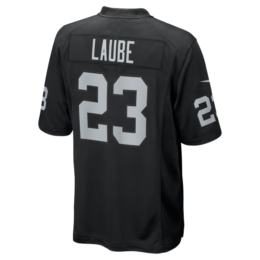 Dylan Laube Las Vegas Raiders Black Team Game Jersey