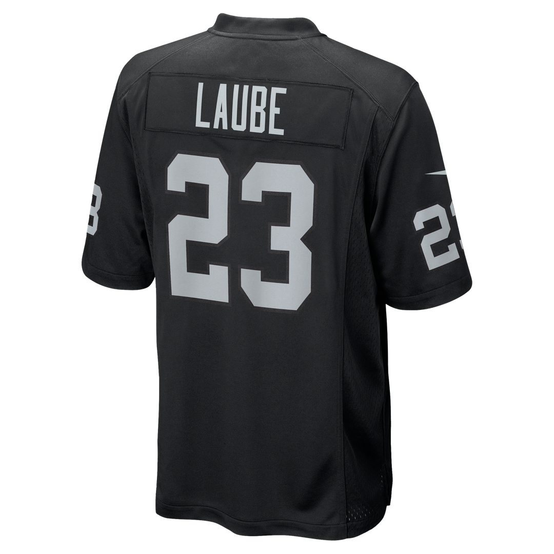 Dylan Laube Las Vegas Raiders Black Team Game Jersey
