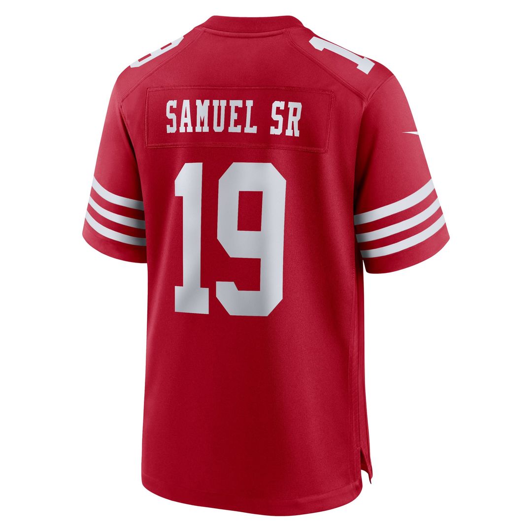 Deebo Samuel Sr San Francisco 49ers Scarlet Team Game Jersey