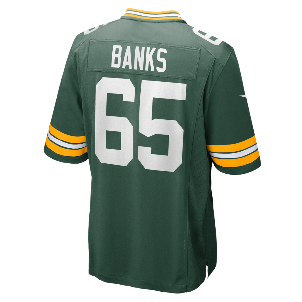 Aaron Banks Green Bay Packers Green Team Game Jersey
