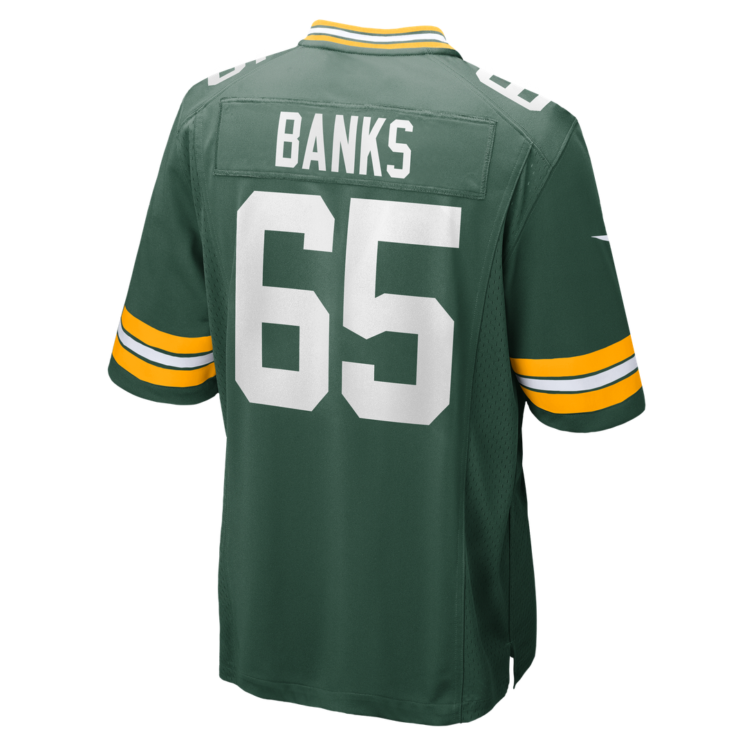 Aaron Banks Green Bay Packers Green Team Game Jersey