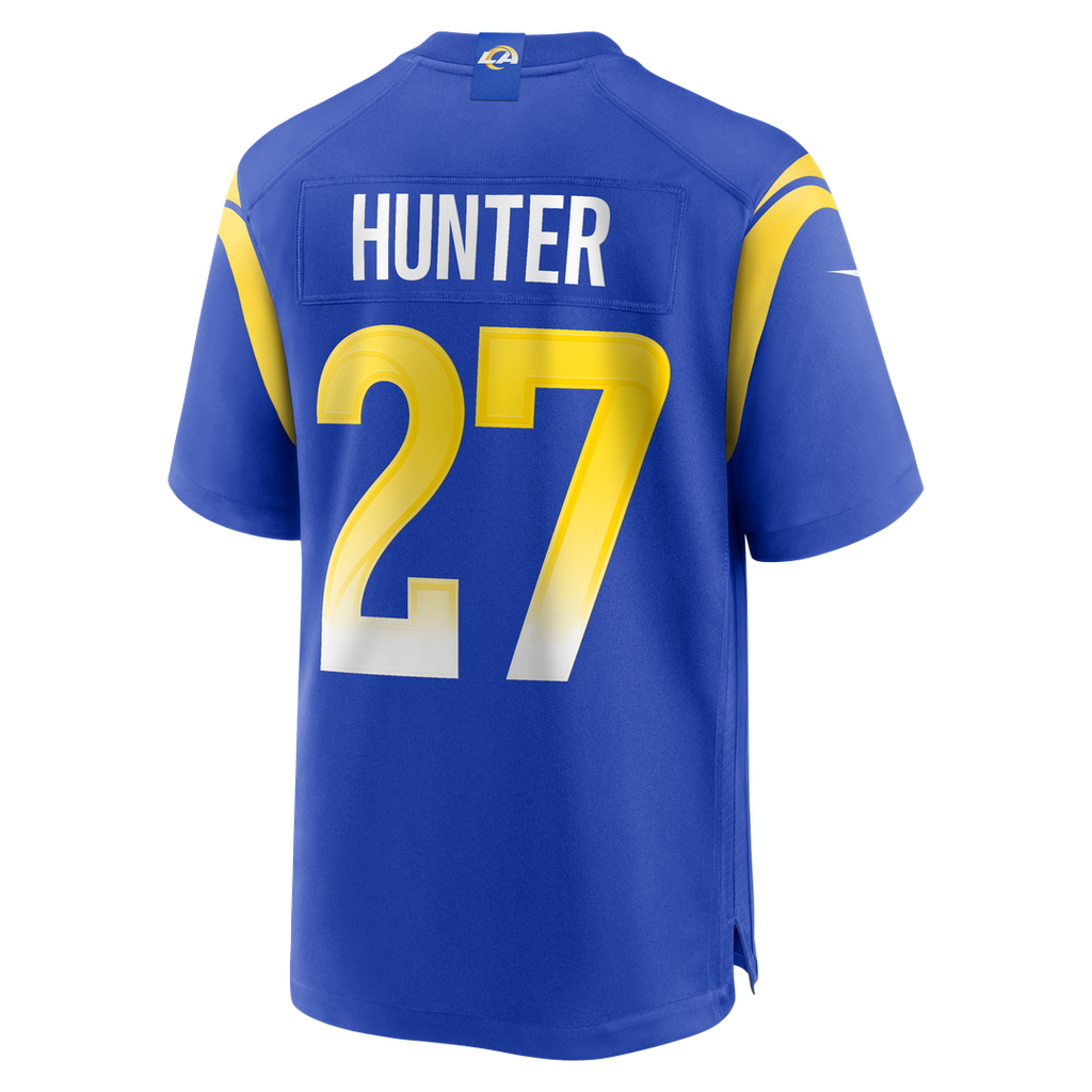 Jarquez Hunter Los Angeles Rams Royal Team Game Jersey