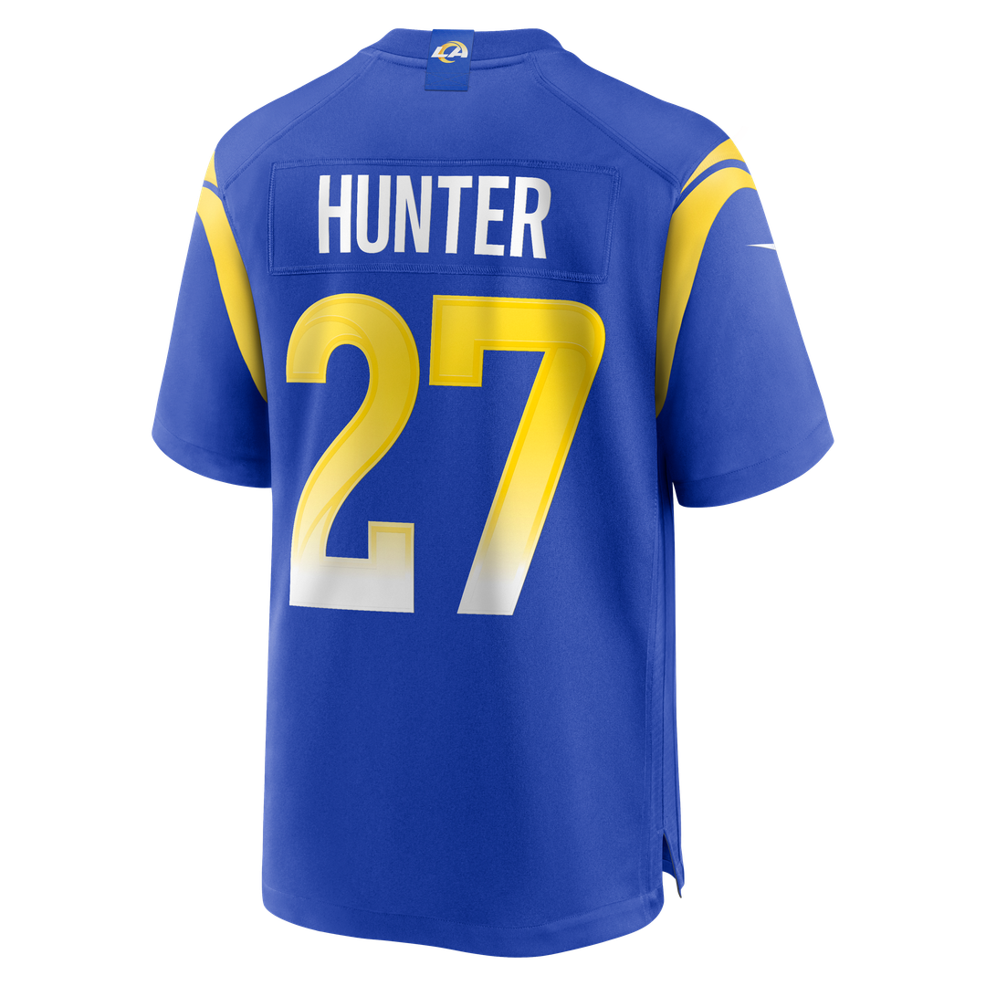 Jarquez Hunter Los Angeles Rams Royal Team Game Jersey